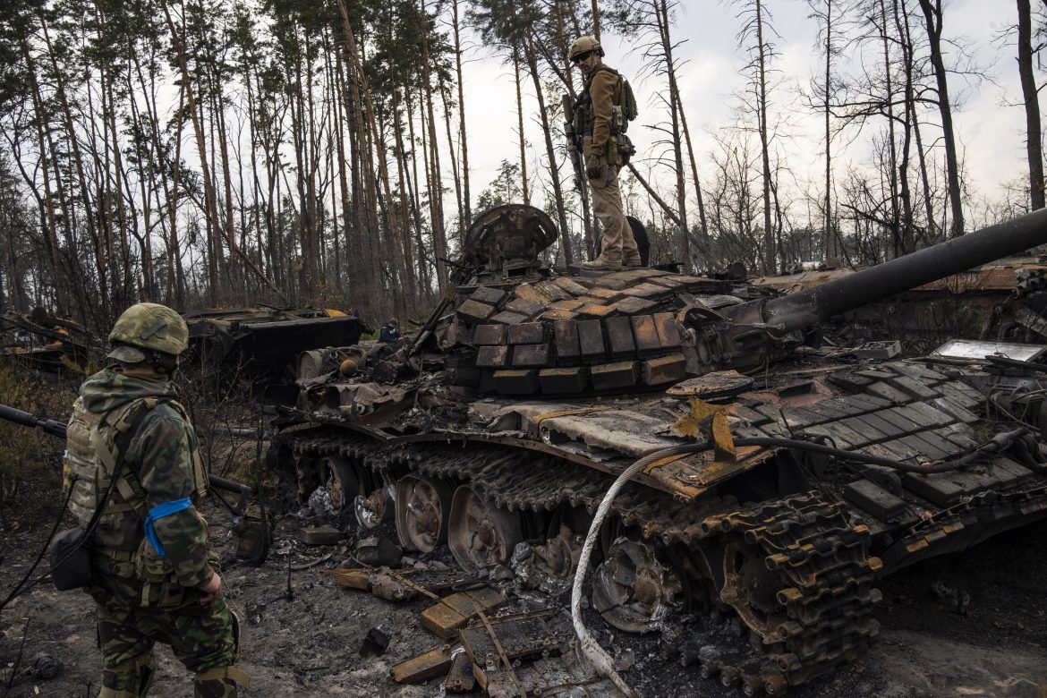 Russia says tanks supplied by Eastern European countries destroyed near Kiev