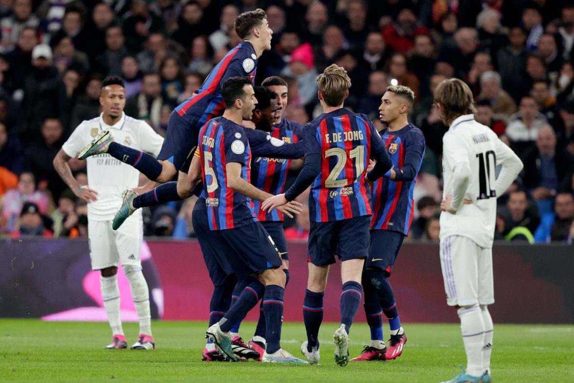 Barca make case for defense with 1-0 win away to Real Madrid in Cup semi