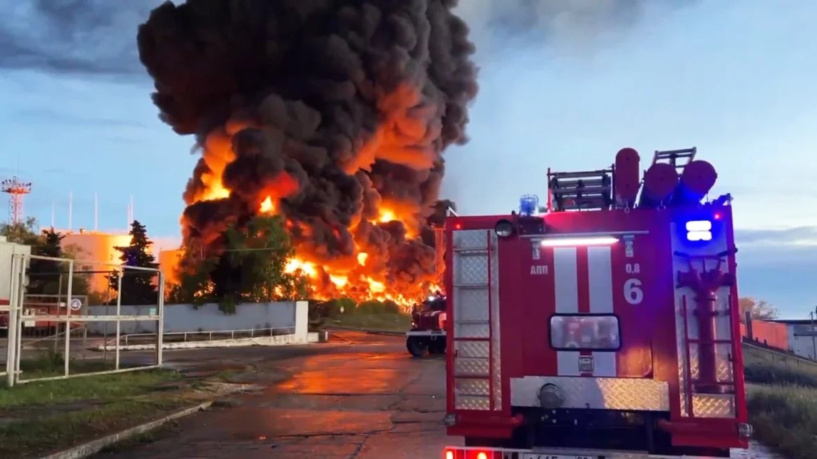 Ukrainian drone attack sparks fire at Moscow power plant