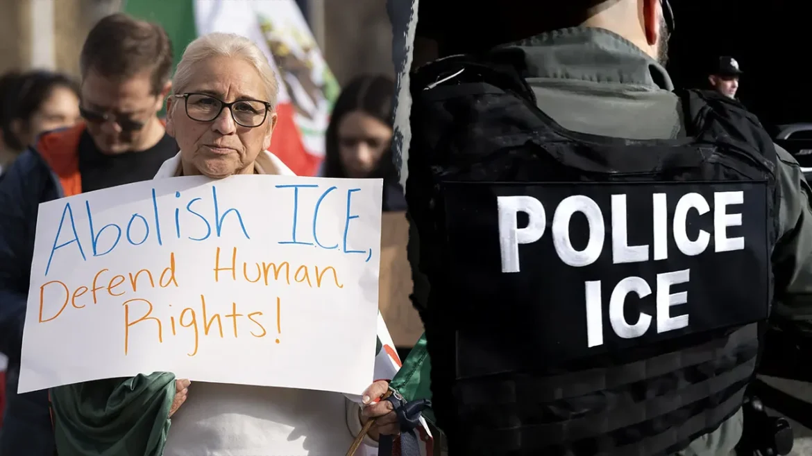 Tensions soar after U.S. protester shot dead by ICE agent