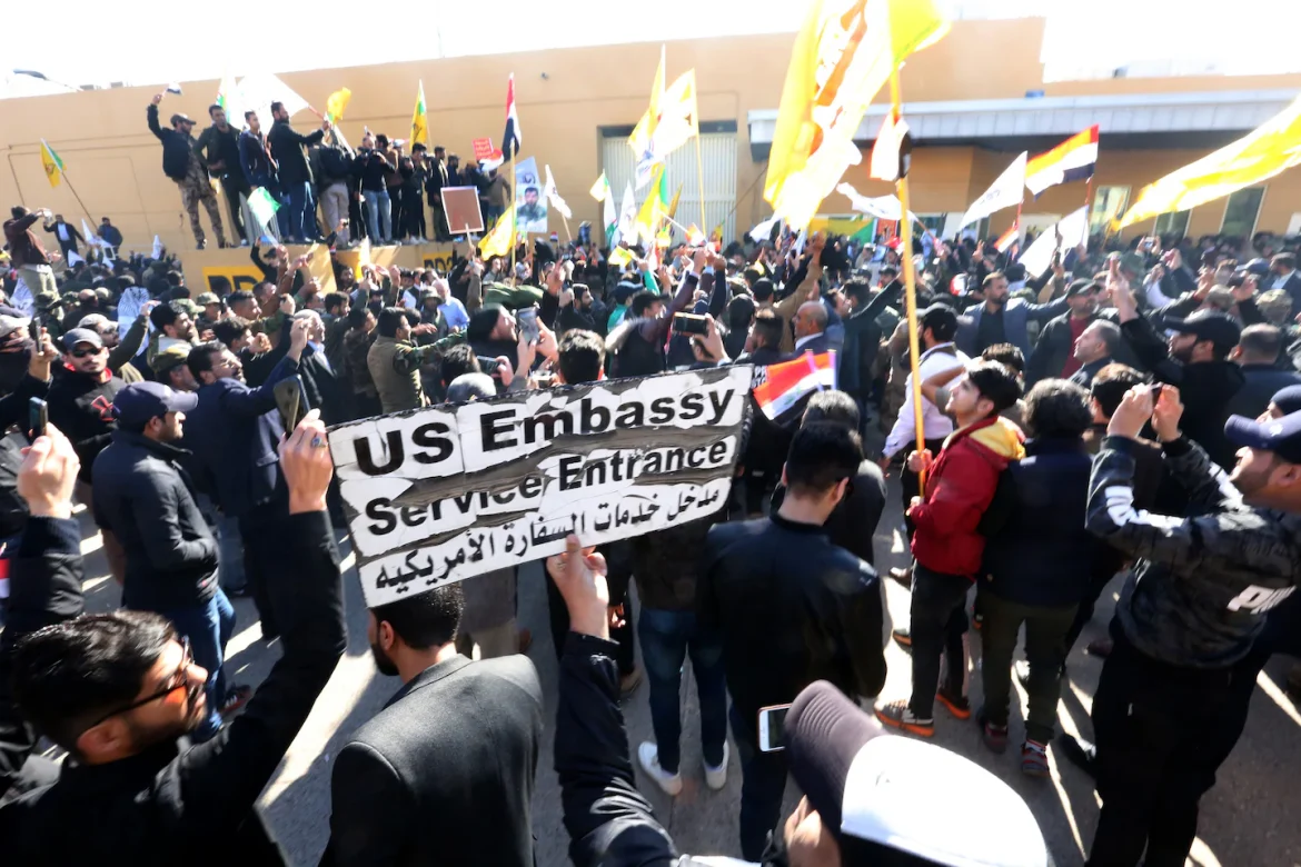 U.S. embassy in Baghdad hit by drone, no casualties reported so far