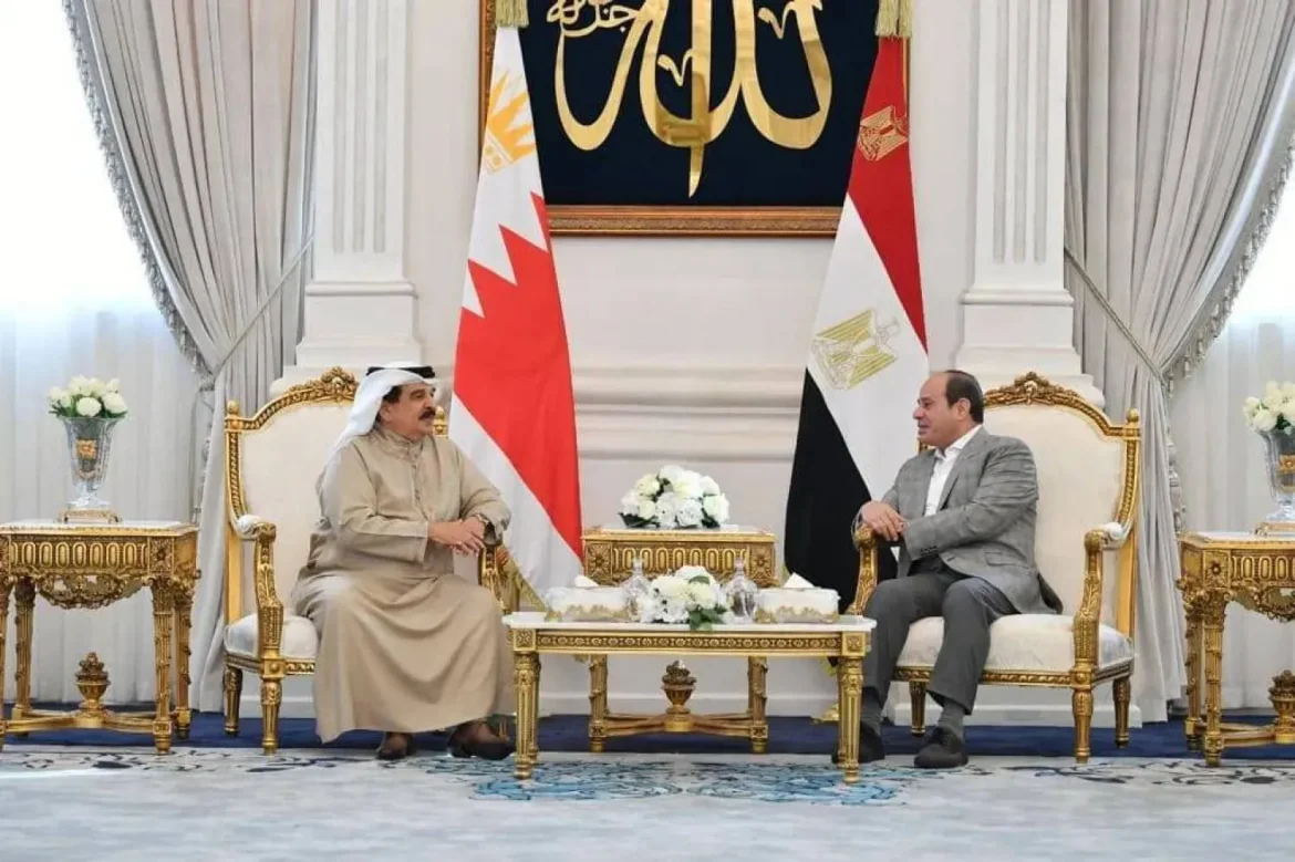 Egyptian, Bahraini leaders pledge to intensify coordination to preserve regional stability
