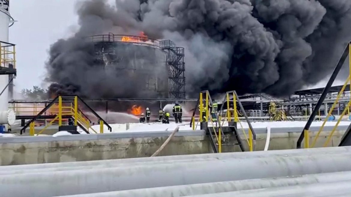 Ukraine reports major Russian attack on oil, gas production facilities